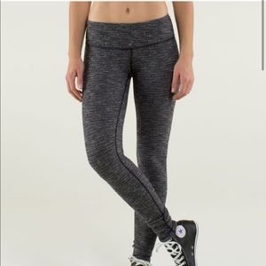 Lululemon coco pique Wunder Under Leggings Size 4